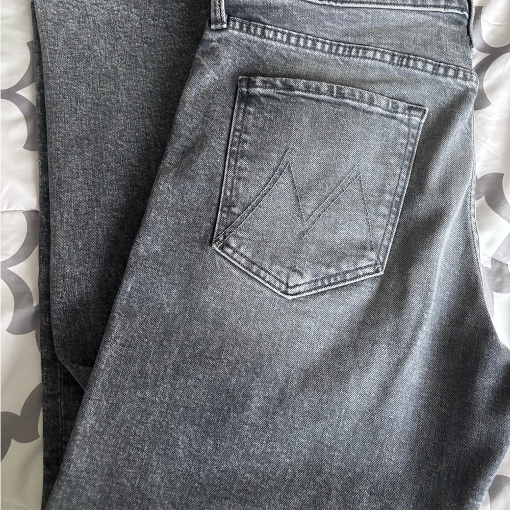 MOTHER Charcoal Denim Jeans